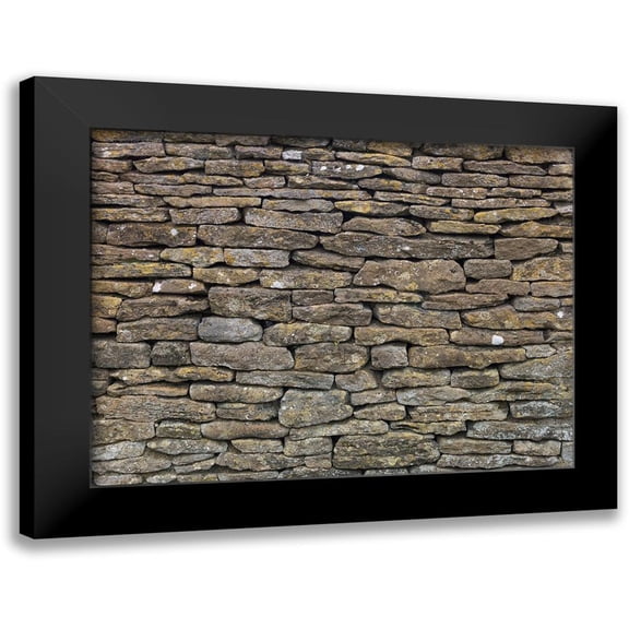 Frank, Assaf 14x12 Black Modern Framed Museum Art Print Titled - Stone wall background