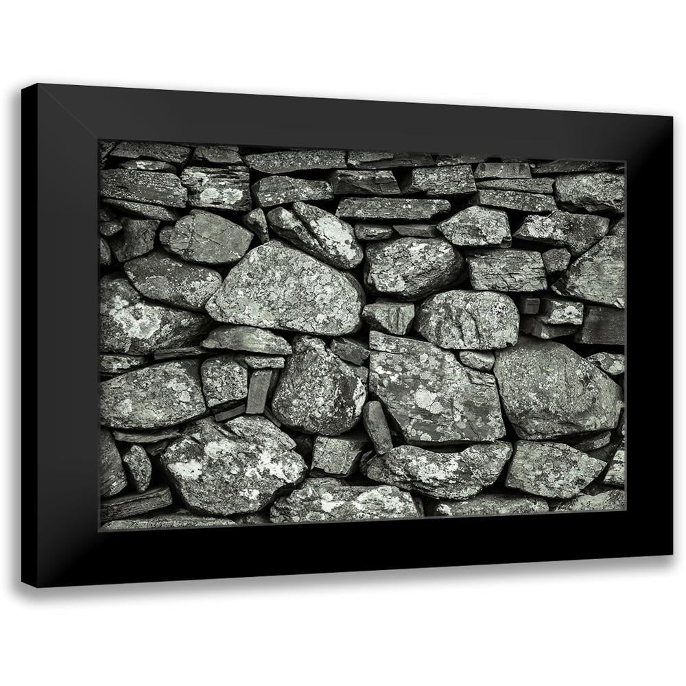 Frank, Assaf 14x12 Black Modern Framed Museum Art Print Titled - Stone ...