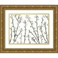 thumbnail image 1 of Frank, Assaf 14x12 Gold Ornate Wood Framed with Double Matting Museum Art Print Titled - Twigs of Cherry plant, 1 of 4