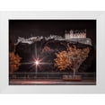 thumbnail image 1 of Frank, Assaf 14x12 White Modern Wood Framed Museum Art Print Titled - Edinburgh Castle at night, FTBR-1859, 1 of 4
