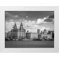 thumbnail image 1 of Frank, Assaf 14x12 White Modern Wood Framed Museum Art Print Titled - Liverpool city skyline across the River Mersey, UK, FTBR-1870, 1 of 4