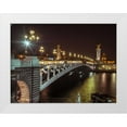 thumbnail image 1 of Frank, Assaf 14x12 White Modern Wood Framed Museum Art Print Titled - Pont Alexandre III bridge over River Seine, Paris, France, 1 of 4