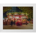 thumbnail image 1 of Frank, Assaf 14x12 White Modern Wood Framed Museum Art Print Titled - Spinning carousel at night in garden, London, UK, 1 of 4