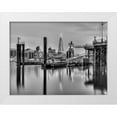 thumbnail image 1 of Frank, Assaf 14x12 White Modern Wood Framed Museum Art Print Titled - Tower bridge over river Thames in London, UK, 1 of 4