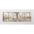 thumbnail image 1 of Frank, Assaf 14x7 White Modern Wood Framed Museum Art Print Titled - Misty forest, 1 of 4
