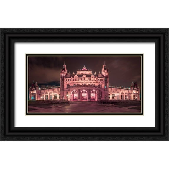 Frank, Assaf 14x9 Black Ornate Wood Framed with Double Matting Museum Art Print Titled - AF20121004 Glasgow 248PC08