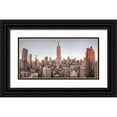 thumbnail image 1 of Frank, Assaf 14x9 Black Ornate Wood Framed with Double Matting Museum Art Print Titled - Empire State Building-NYC, 1 of 4