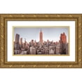 thumbnail image 1 of Frank, Assaf 14x9 Gold Ornate Wood Framed with Double Matting Museum Art Print Titled - Empire State Building-NYC, 1 of 4