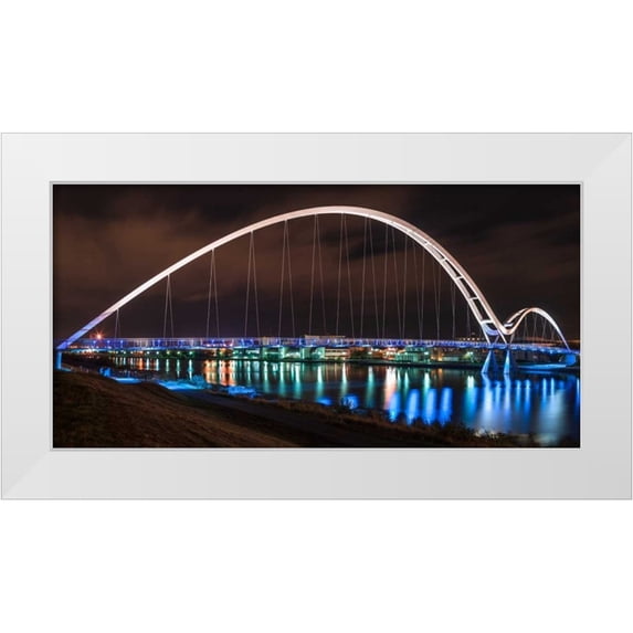 Frank, Assaf 14x9 White Modern Wood Framed Museum Art Print Titled - AF20121005 Middlesbrough 104C01