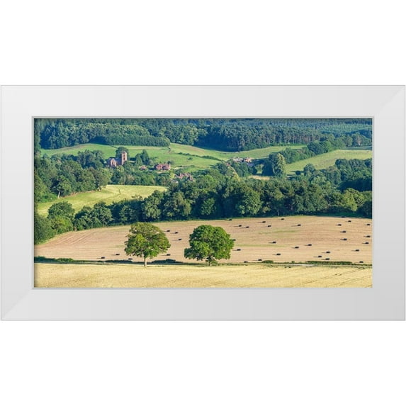 Frank, Assaf 14x9 White Modern Wood Framed Museum Art Print Titled - England hills