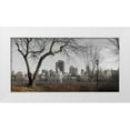 thumbnail image 1 of Frank, Assaf 14x9 White Modern Wood Framed Museum Art Print Titled - Lower Manhattan cityscape from Central park, New York, 1 of 4