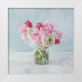thumbnail image 1 of Frank, Assaf 15x15 White Modern Wood Framed Museum Art Print Titled - Bunch of mixed flowers in glass bottle, 1 of 4