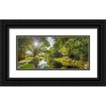 thumbnail image 1 of Frank, Assaf 18x10 Black Ornate Wood Framed with Double Matting Museum Art Print Titled - Basingstoke canal in countryside, UK, 1 of 4