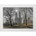 thumbnail image 1 of Frank, Assaf 18x14 White Modern Wood Framed Museum Art Print Titled - Lower Manhattan cityscape from Central park, New York, 1 of 4
