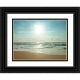 thumbnail image 1 of Frank, Assaf 18x15 Black Ornate Wood Framed with Double Matting Museum Art Print Titled - Beautiful beach on a bright sunny day, 1 of 4