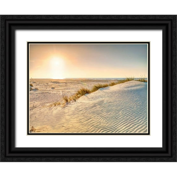 Frank, Assaf 18x15 Black Ornate Wood Framed with Double Matting Museum Art Print Titled - Dead sea, Israel