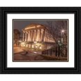 thumbnail image 1 of Frank, Assaf 18x15 Black Ornate Wood Framed with Double Matting Museum Art Print Titled - Famous Chamberlain square during night, Birmingham, UK, 1 of 4