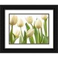 thumbnail image 1 of Frank, Assaf 18x15 Black Ornate Wood Framed with Double Matting Museum Art Print Titled - Tulip flowers, 1 of 4