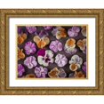 thumbnail image 1 of Frank, Assaf 18x15 Gold Ornate Wood Framed with Double Matting Museum Art Print Titled - Pansy flowers, 1 of 4