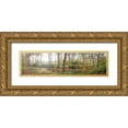 thumbnail image 1 of Frank, Assaf 18x8 Gold Ornate Wood Framed with Double Matting Museum Art Print Titled - Canal through forest in countryside, 1 of 4