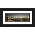 thumbnail image 1 of Frank, Assaf 18x9 Black Ornate Wood Framed with Double Matting Museum Art Print Titled - London Lights, 1 of 4