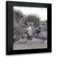 thumbnail image 1 of Frank, Assaf 19x24 Black Modern Framed Museum Art Print Titled - Bicycle on a garden path, 1 of 5