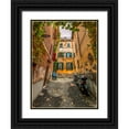 thumbnail image 1 of Frank, Assaf 19x24 Black Ornate Wood Framed with Double Matting Museum Art Print Titled - Narrow streets in old town of Rome, Italy, 1 of 4