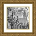 thumbnail image 1 of Frank, Assaf 20x20 Gold Ornate Wood Framed with Double Matting Museum Art Print Titled - New York city scape with Chrysler Building, 1 of 4