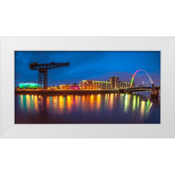 Frank, Assaf 24x14 White Modern Wood Framed Museum Art Print Titled - AF20150304 Glasgow 819PC01