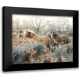 thumbnail image 1 of Frank, Assaf 24x19 Black Modern Framed Museum Art Print Titled - Horses in the wild, 1 of 5