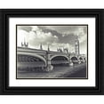 thumbnail image 1 of Frank, Assaf 24x19 Black Ornate Wood Framed with Double Matting Museum Art Print Titled - Big Ben London Bus, 1 of 4