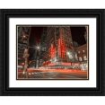 thumbnail image 1 of Frank, Assaf 24x19 Black Ornate Wood Framed with Double Matting Museum Art Print Titled - New York city stret in night, 1 of 4