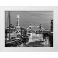 thumbnail image 1 of Frank, Assaf 24x19 White Modern Wood Framed Museum Art Print Titled - Tower bridge over river Thames in London, UK, 1 of 4