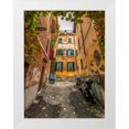 thumbnail image 1 of Frank, Assaf 25x32 White Modern Wood Framed Museum Art Print Titled - Narrow streets in old town of Rome, Italy, 1 of 4