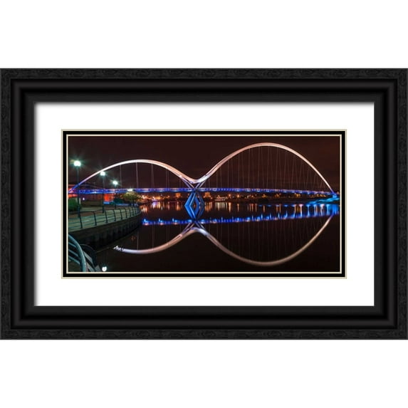 Frank, Assaf 32x18 Black Ornate Wood Framed with Double Matting Museum Art Print Titled - AF20121005 Middlesbrough 115C06