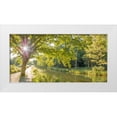thumbnail image 1 of Frank, Assaf 32x18 White Modern Wood Framed Museum Art Print Titled - Basingstoke canal in countryside, UK, 1 of 4