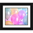 thumbnail image 1 of Frank, Assaf 32x25 Black Ornate Wood Framed with Double Matting Museum Art Print Titled - Multi coloured ballons, 1 of 4