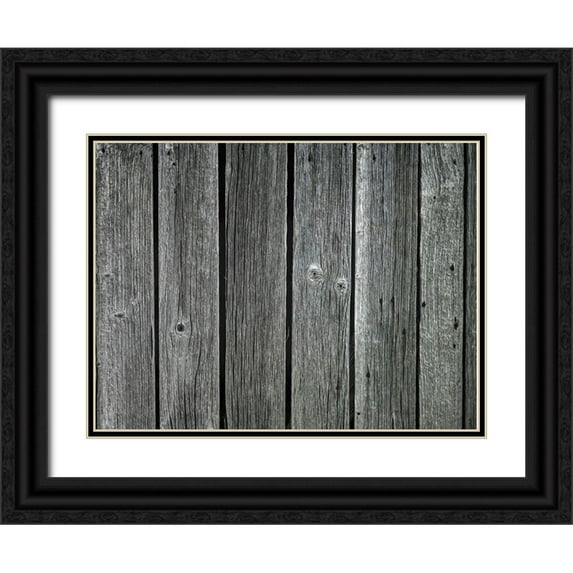 Frank, Assaf 32x25 Black Ornate Wood Framed with Double Matting Museum Art Print Titled - Wooden Slats