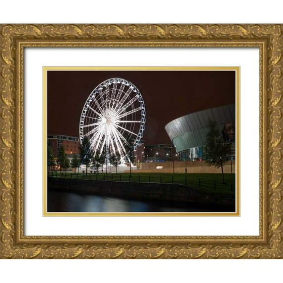 Frank, Assaf 32x25 Gold Ornate Wood Framed with Double Matting Museum Art Print Titled - AF20120930 Liverpool 240
