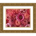 thumbnail image 1 of Frank, Assaf 32x25 Gold Ornate Wood Framed with Double Matting Museum Art Print Titled - Mixed flowers, 1 of 4