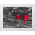 thumbnail image 1 of Frank, Assaf 32x25 White Modern Wood Framed Museum Art Print Titled - Multi-Coloured houses next to a canal, Burano, Italy, 1 of 4