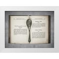 thumbnail image 1 of Frank, Assaf 32x25 White Modern Wood Framed Museum Art Print Titled - Old cookery book open with an old jam spoon, 1 of 4
