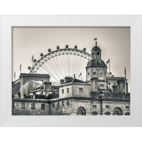 Frank, Assaf 32x25 White Modern Wood Framed Museum Art Print Titled - The Household Cavalry Museum-London-UK