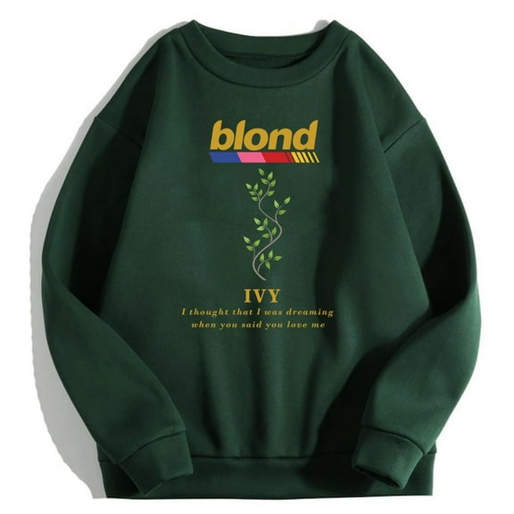Frank Blond IVY Sweatshirt, Orange channel Shirt, Forest Green Color, Size M