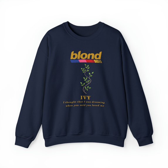 Frank Blond IVY Sweatshirt, Orange channel Shirt, Navy Color, Size S