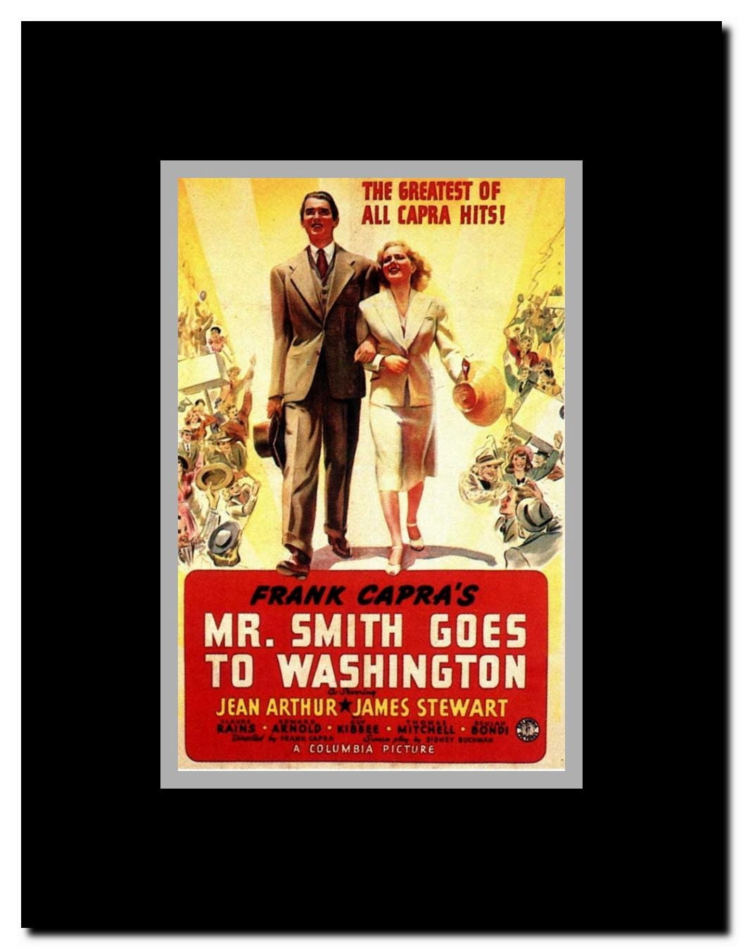 Frank Capra's Mr. Smith Goes to Washington Framed Movie Poster
