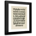 thumbnail image 1 of Frank Chouteau Brown 11x14 Black Modern Framed Museum Art Print Titled - English Gothic Letters (1902), 1 of 5