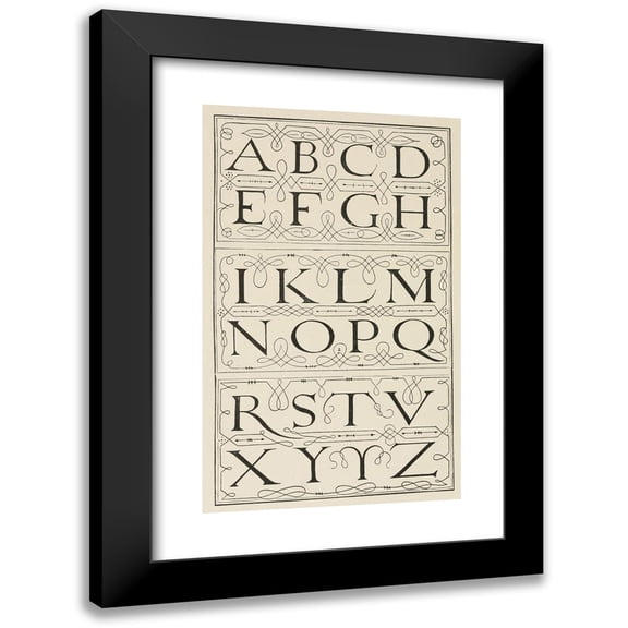 Frank Chouteau Brown 16x24 Black Modern Framed Museum Art Print Titled - German Renaissance Capitals 3 (1902)