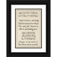 thumbnail image 1 of Frank Chouteau Brown 17x24 Black Ornate Framed Double Matted Museum Art Print Titled: Modern American Letters for Rapid Use (1902), 1 of 5