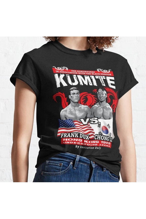 Frank Dux contre Chong Li Heavy Gildan T-shirt - HOT SALE!!! classique